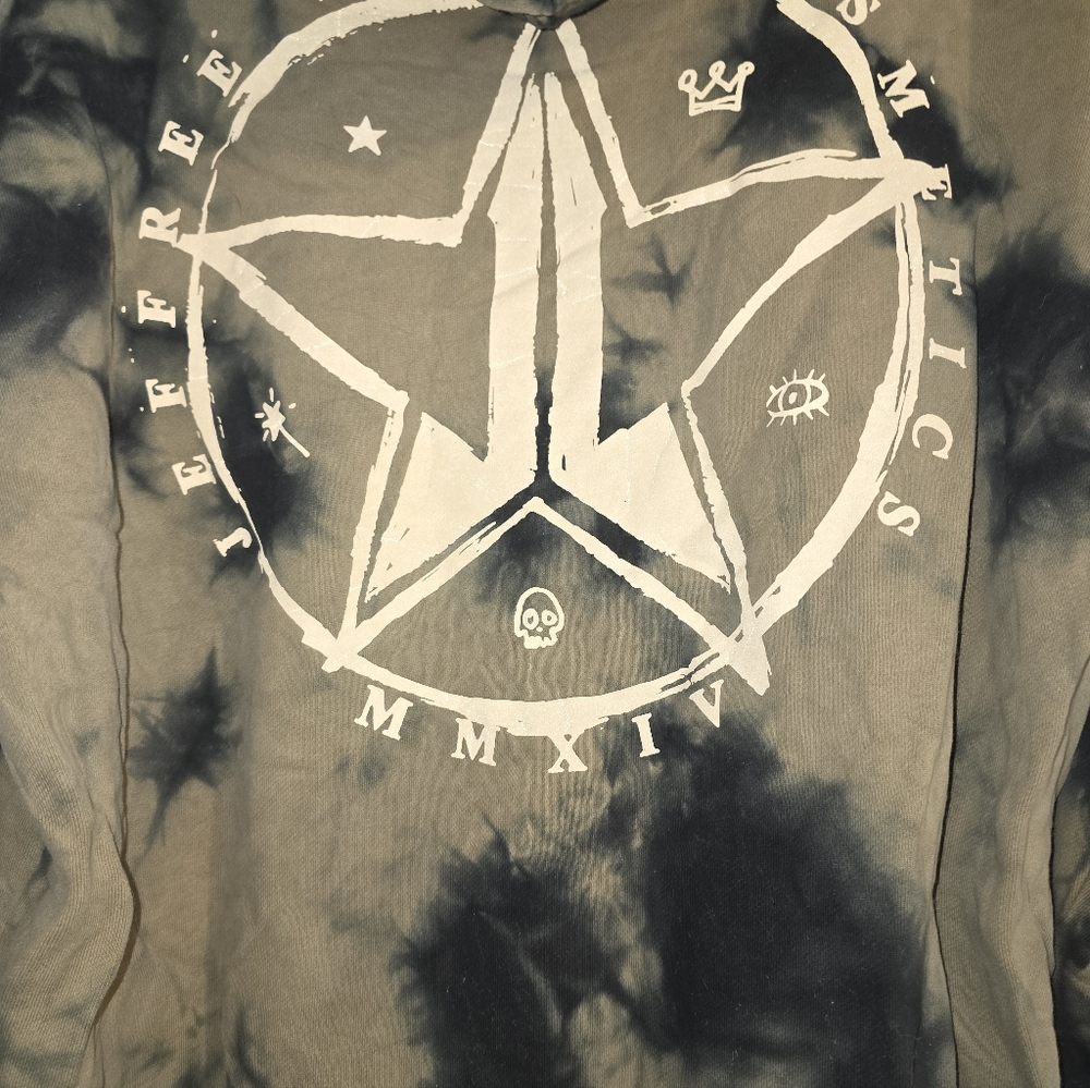 Jeffree Star Tan and Black Fashion Hoodie